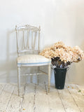 C19th French chair with original paint A