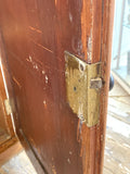 Victorian pitch pine school cupboard