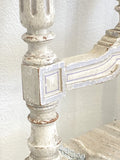 C19th French chair with original paint A