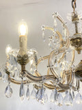 Vintage 8 arm Marie Therese chandelier