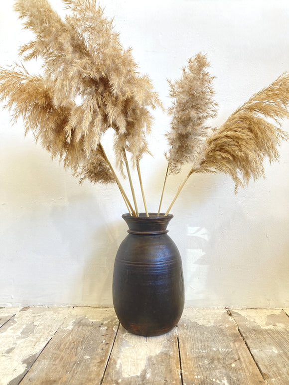 Old Nepalese wooden pot