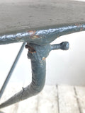 French steel folding garden table