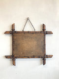 Old French faux bamboo mirror B