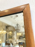 Victorian mahogany framed mirror
