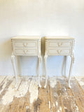 Pair of vintage bedsides - 2 drawer