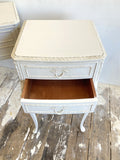 Pair of vintage bedsides - 2 drawer
