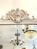 C19th crested Louis Philippe mirror
