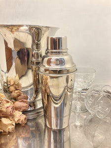 Vintage silver plated cocktail shaker