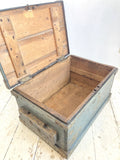 C19th trunk with original paint