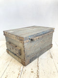 C19th trunk with original paint