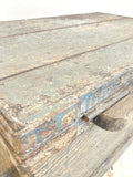 C19th trunk with original paint
