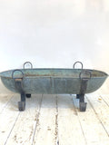 Antique copper planter