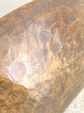 Rustic handcarved dough bowl