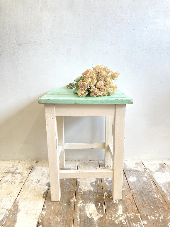 Vintage Hungarian stool / side table A