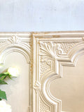 Antique tin ceiling tiles - 4 available