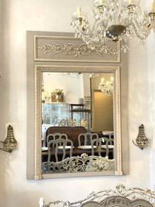 Painted antique French mirror