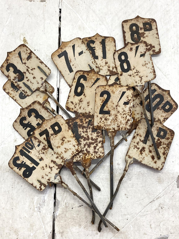 Vintage cash register flags