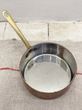 Vintage French copper saucepan