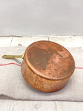 Vintage French copper saucepan