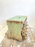 Vintage green stool