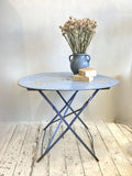 Vintage folding French garden table