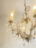 Vintage 6 arm Marie Therese chandelier