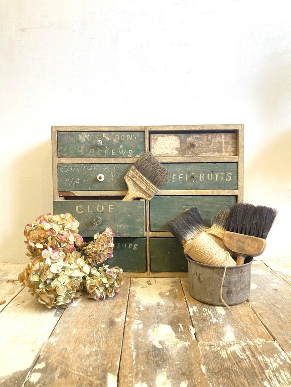 Vintage workshop drawers