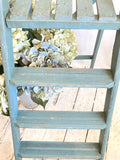 Painted step ladder