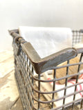 Heavy duty vintage basket