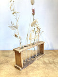 Rustic test tube vase