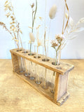 Rustic test tube vase