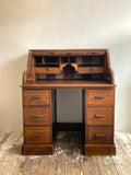 Vintage roll top desk