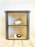 Painted corner cupboard