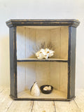 Painted corner cupboard