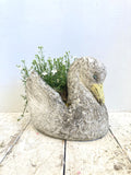 Vintage swan planter