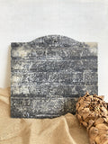 Old metal agricultural plaque