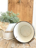 Old English enamel buckets