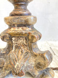 Antique carved lamp