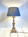 Antique carved lamp