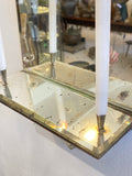 French 1920's etched mirror