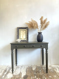 Painted Victorian mahogany writing table