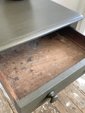 Painted Victorian mahogany writing table