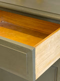 Painted antique oak cupboard