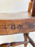 C19th Smoker's Bow or Captain's Chair