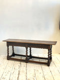 Jacobean style oak bench A