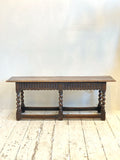 Jacobean style oak bench A