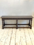 Jacobean style oak bench B
