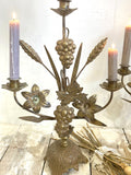 Pair of antique French chapel candelabra
