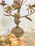 Pair of antique French chapel candelabra