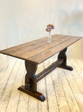 C19th French oak refectory table